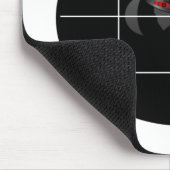 ウィスコンシンの州のアナグマのデザイン マウスパッド (コーナー)