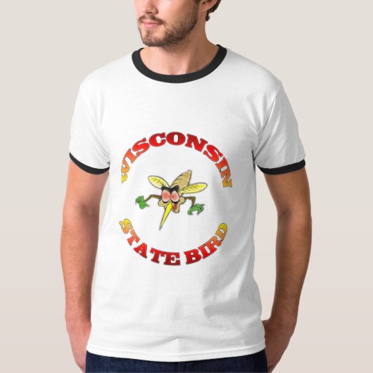 ウィスコンシンの州鳥 Tシャツ (正面)