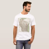 ウィスコンシンの州 Tシャツ (正面フル)
