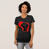 ウィスコンシンの抗議のワイシャツ Tシャツ (正面フル)