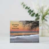 ウィスコンシンの挨拶 ポストカード (スタンド正面)