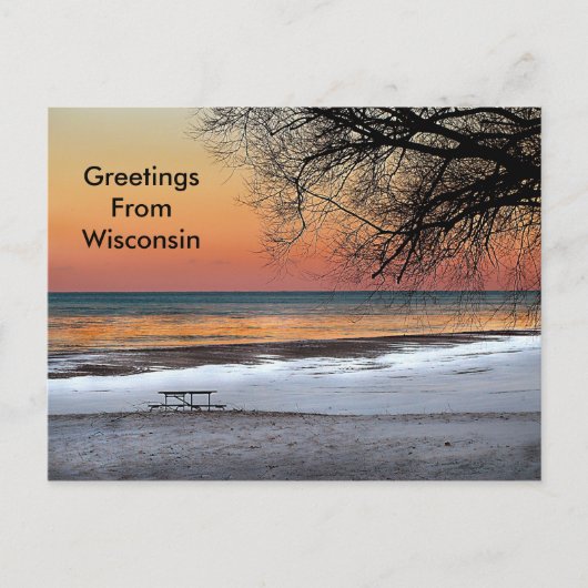 ウィスコンシンの挨拶 ポストカード (正面)
