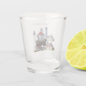 ウィスコンシンの灯台のショットグラス ショットグラス (裏面)