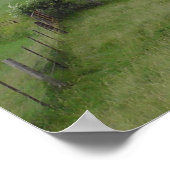 ウィスコンシンの牛写真ポスターの平和な日 ポスター (角)