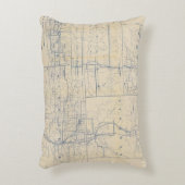 ウィスコンシンの自転車の道路図3 アクセントクッション (正面(垂直))