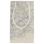 ウィスコンシンの自転車の道路図6 スモールペーパーバッグ (正面)