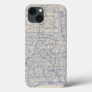 ウィスコンシンの自転車の道路図 iPhone 13ケース