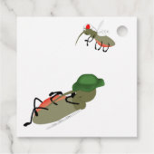 ウィスコンシンの蚊の漫画 – ティキによるキャンプ フェイバータグ (裏面)