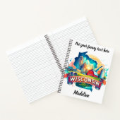 ウィスコンシンの農場とスカイラインの発見 ノートブック (内部)