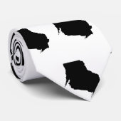 ウィスコンシンの逆さまの地図 ネクタイ (ロール)