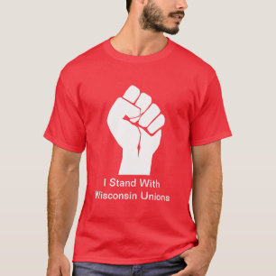 ウィスコンシンの連合との団結 Tシャツ