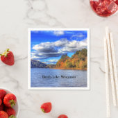 ウィスコンシンの風光明媚な写真 スタンダードカクテルナプキン (インサイチュ)