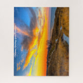 ウィスコンシンの風景。クリスマスの挨拶 ジグソーパズル (縦)