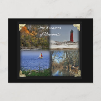 ウィスコンシンの4シーズン ポストカード
