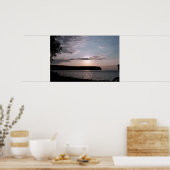ウィスコンシンのDoor County Sunset ポスター (キッチン)