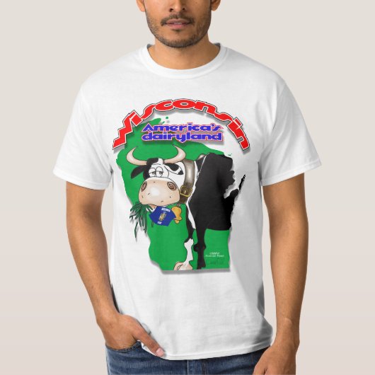 ウィスコンシンのmapcow tシャツ (正面)