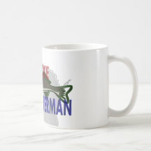 ウィスコンシンのWalleyeの漁師のマグ