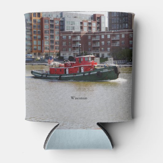 ウィスコンシンは涼しい 缶クーラー (正面)