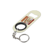 ウィスコンシンは1848年以来あなたの州を飲み干す キーホルダー栓抜き (裏面アングル)