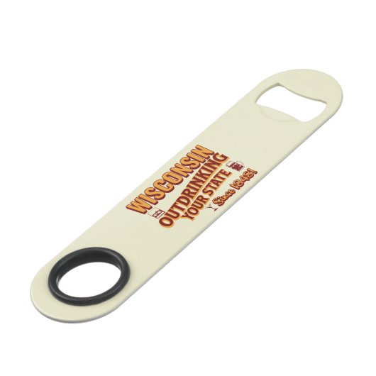 ウィスコンシンは1848年以来あなたの州を飲み干す スピード栓抜き (正面アングル)