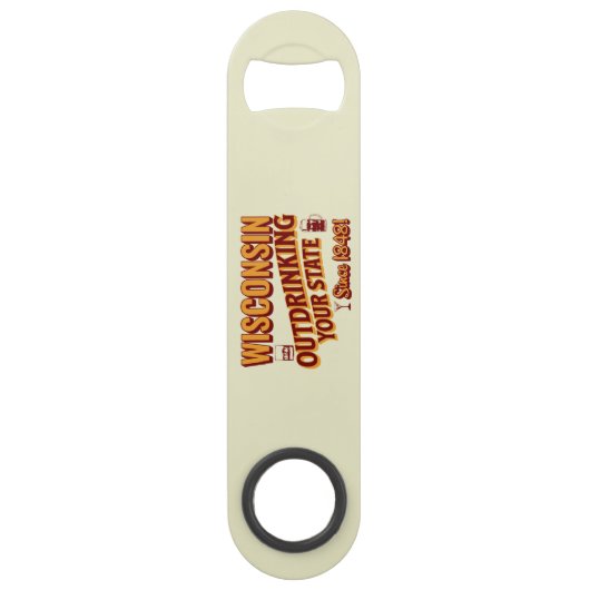 ウィスコンシンは1848年以来あなたの州を飲み干す スピード栓抜き (裏面)