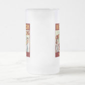 ウィスコンシンは1848年以来あなたの州を飲み干す フロストグラスビールジョッキ (中央)