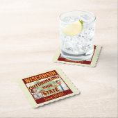 ウィスコンシンは1848年以来あなたの州を飲み干す ペーパーコースター (インサイチュ)