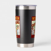 ウィスコンシンは1848年以来あなたの州を飲み干す 保温保冷タンブラー (左面)