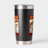 ウィスコンシンは1848年以来あなたの州を飲み干す 保温保冷タンブラー (右面)