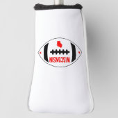 ウィスコンシンをテーマにしたサッカー ゴルフヘッドカバー (回転90)