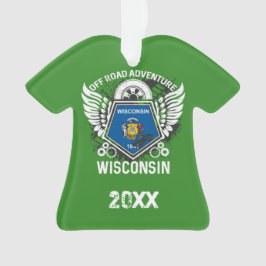 ウィスコンシンオフロードアドベンチャー4x4トレイルムディング オーナメント