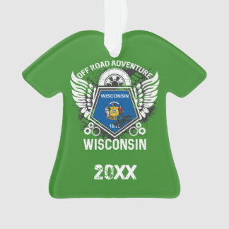 ウィスコンシンオフロードアドベンチャー4x4トレイルムディング オーナメント
