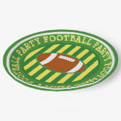 ウィスコンシングリーンベイサッカーパーティー紙プレート ペーパープレート (アングル)