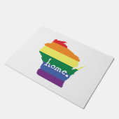 ウィスコンシンゲイプライド|ホームマップ ドアマット (アングル)