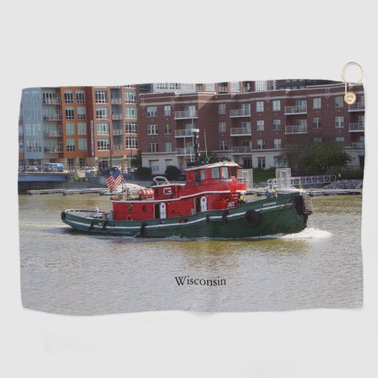 ウィスコンシンゴルフタオル ゴルフタオル (横)