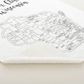 ウィスコンシンサッパークラブスモールシェルパブランケット シェルパブランケット (3/4)