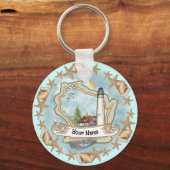 ウィスコンシンシェルズライトハウス キーホルダー (正面)