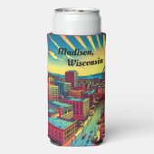 ウィスコンシンスカイラインのマディソン スリム缶クーラー (Seltzer裏面)