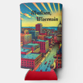 ウィスコンシンスカイラインのマディソン スリム缶クーラー (裏面)