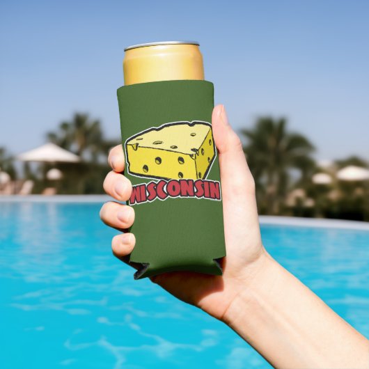 ウィスコンシンチーズウェッジ スリム缶クーラー (インサイチュ プール)