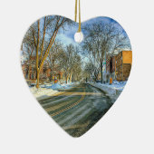 ウィスコンシンチーズヘッドクリスマスキープサケ セラミックオーナメント (右)