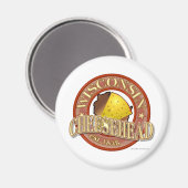 ウィスコンシンチーズヘッドシール マグネット (正面/裏面)