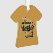 ウィスコンシンチーズヘッドチーズチーズクリスマスオーナメント オーナメント (正面)