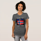 ウィスコンシンノルウェー系アメリカ人 Tシャツ (正面フル)