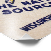 ウィスコンシンバタースタンプポスター フォトプリント (角)