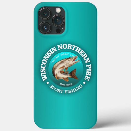 ウィスコンシンパイク魚釣り Case-Mate iPhoneケース (裏面)