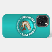 ウィスコンシンパイク魚釣り iPhoneケース (裏面横)