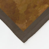 ウィスコンシンビッグバックホワイトテールディアーシグネチャー フリースブランケット (角)