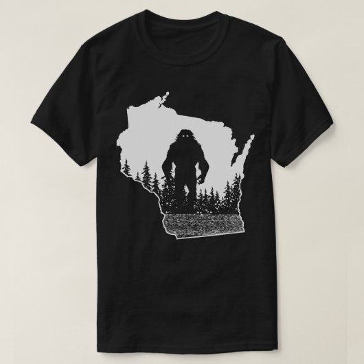 ウィスコンシンビッグフット Tシャツ (デザイン正面)