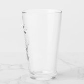 ウィスコンシンビールをテーマにしたビールグラス タンブラーグラス (左)